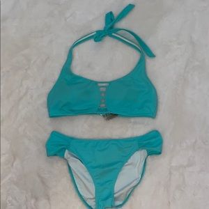 Turquoise PINK Bikini top